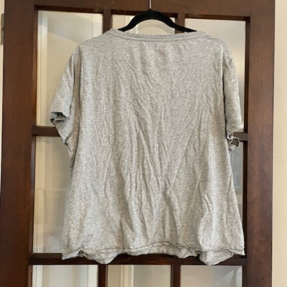 Bundle of J.Crew Vintage Jersey V-Neck T-Shirts in Navy and Gray, Size XXL - Picture 4 of 9